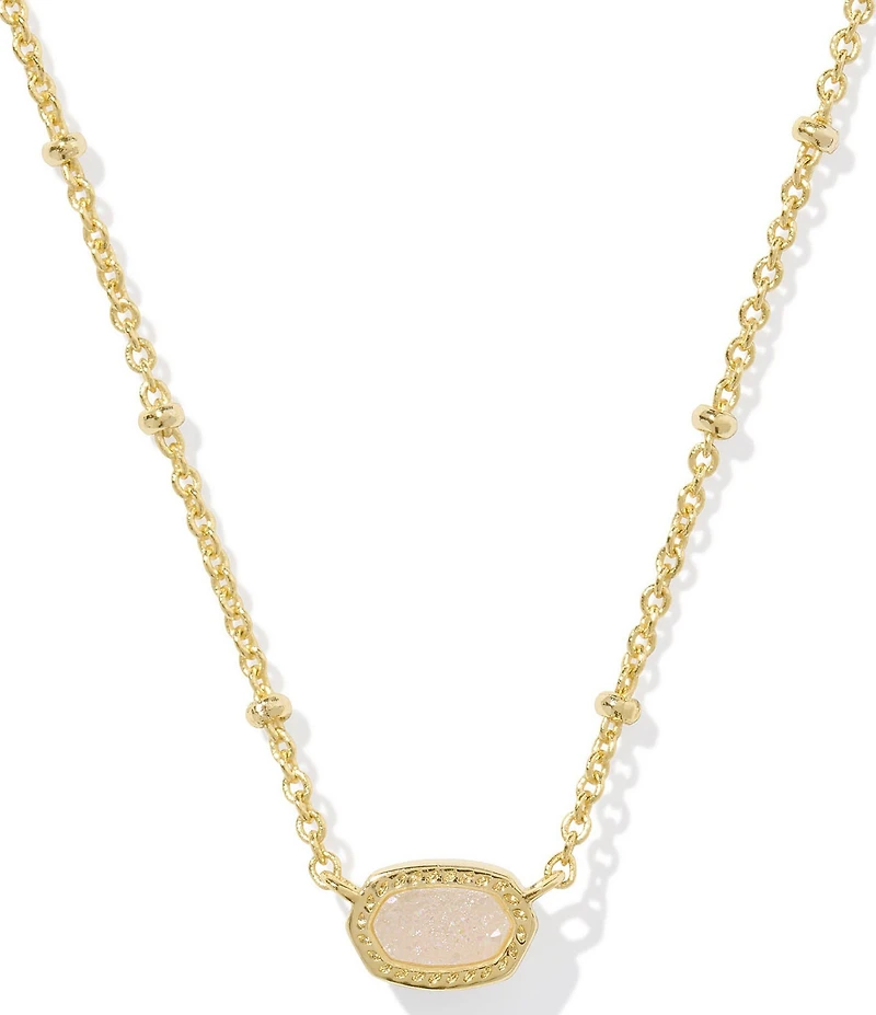 Kendra Scott Mini Elisa Drusy Satellite Pendant Necklace