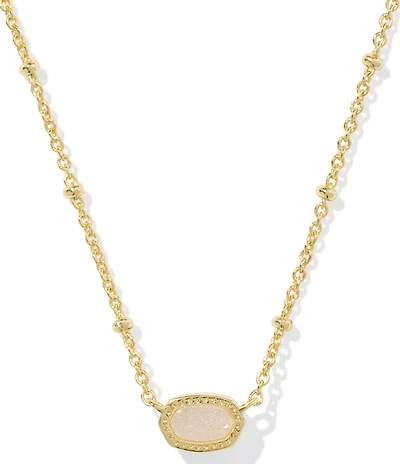 Kendra Scott Mini Elisa Drusy Satellite Pendant Necklace