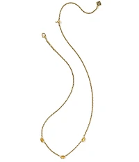 Kendra Scott Mini Elisa Three Stone Strand Collar Necklace
