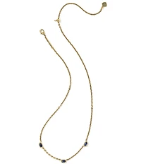 Kendra Scott Mini Elisa Three Stone Strand Collar Necklace