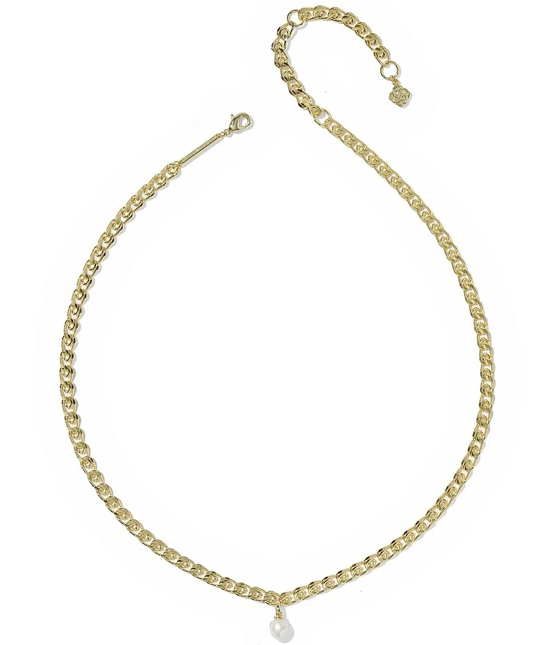 Kendra Scott Oakland Pearl Short Pendant Necklace