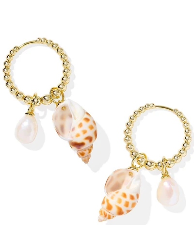 Kendra Scott Oleana Hoop Drop Earrings