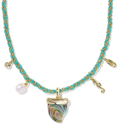 Kendra Scott Oleana Seahorse Charm Collar Necklace