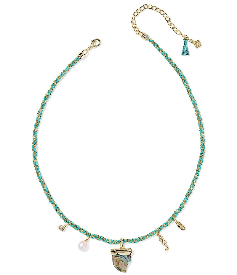 Kendra Scott Oleana Seahorse Charm Collar Necklace