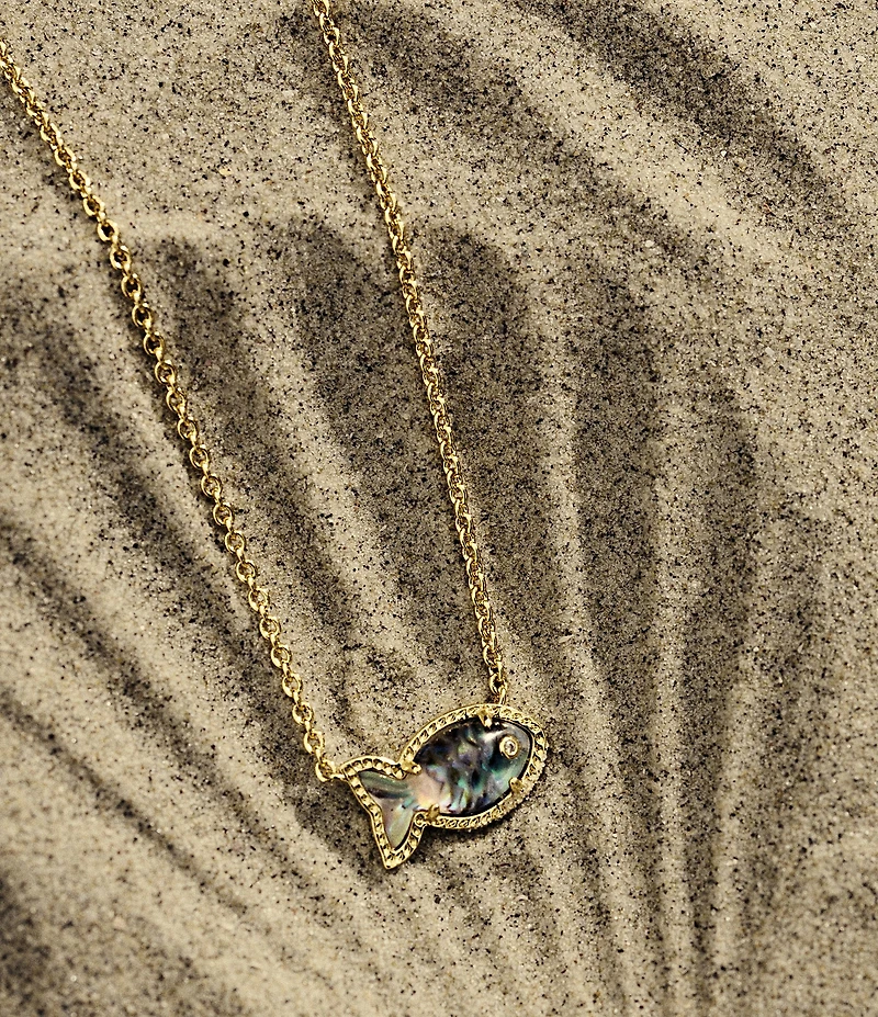 Kendra Scott Parker Fish Short Pendant Necklace