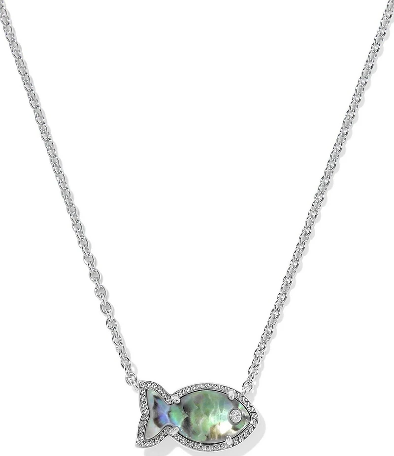 Kendra Scott Parker Fish Short Pendant Necklace