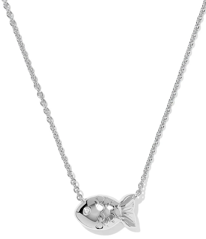 Kendra Scott Parker Fish Short Pendant Necklace