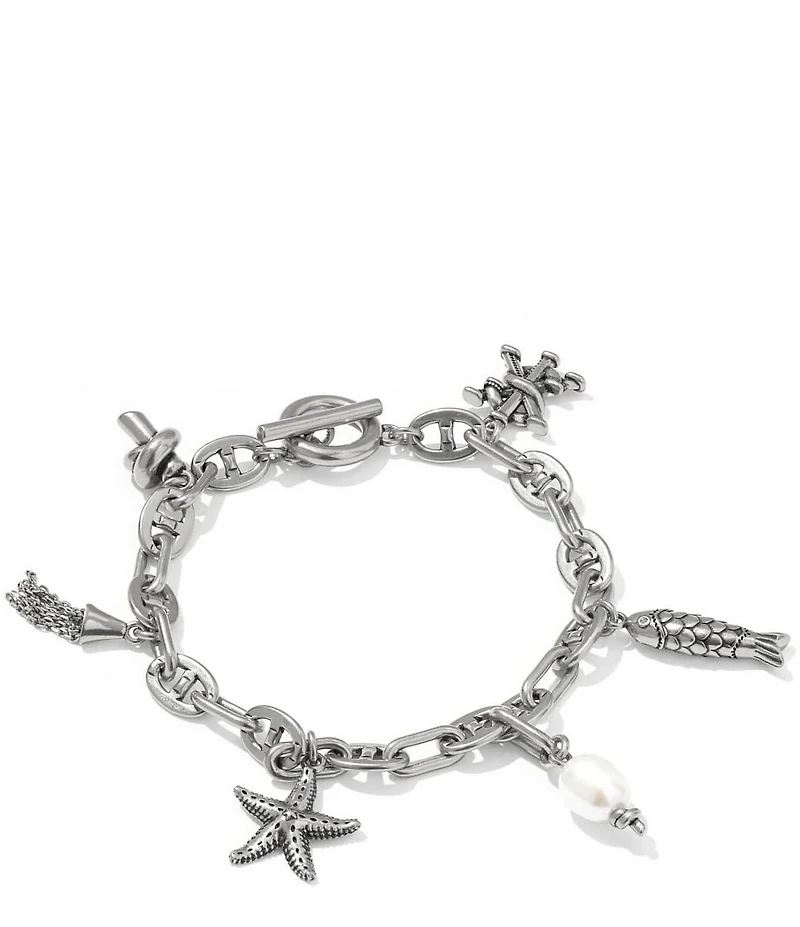 Kendra Scott Parker Freshwater Sea Pearl Charm Line Bracelet