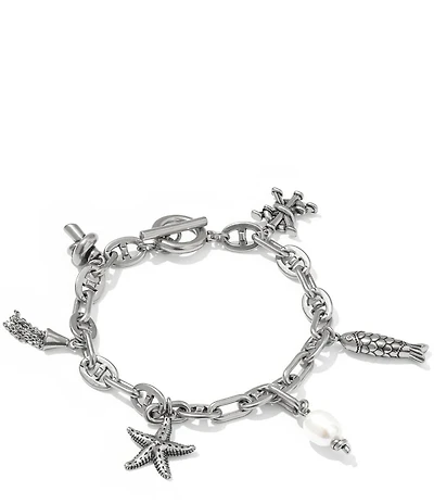 Kendra Scott Parker Freshwater Sea Pearl Charm Line Bracelet