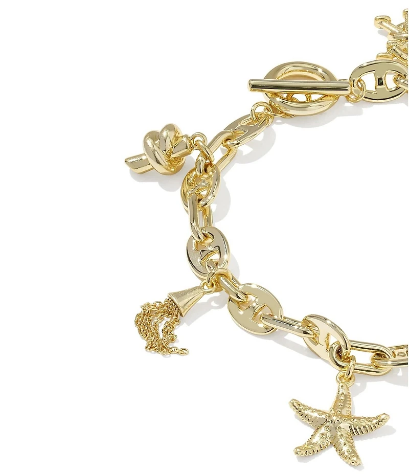 Kendra Scott Parker Freshwater Sea Pearl Charm Line Bracelet