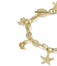 Kendra Scott Parker Freshwater Sea Pearl Charm Line Bracelet