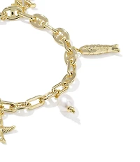Kendra Scott Parker Freshwater Sea Pearl Charm Line Bracelet