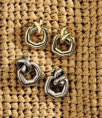 Kendra Scott Parker Knot Open Frame Drop Earrings