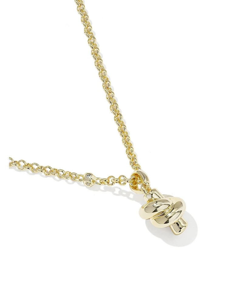 Kendra Scott Parker Knot Short Pendant Necklace