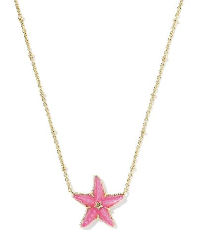 Kendra Scott Parker Pearl Starfish Short Pendant Necklace