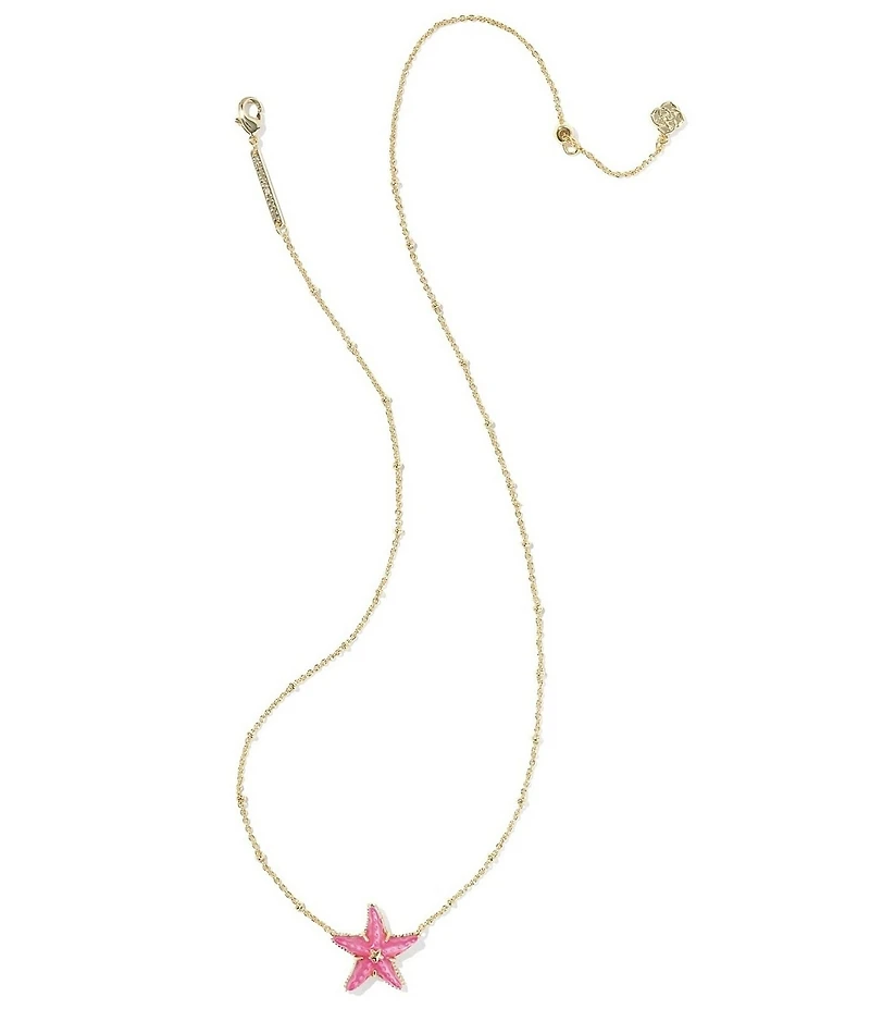 Kendra Scott Parker Pearl Starfish Short Pendant Necklace