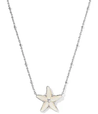 Kendra Scott Parker Pearl Starfish Short Pendant Necklace