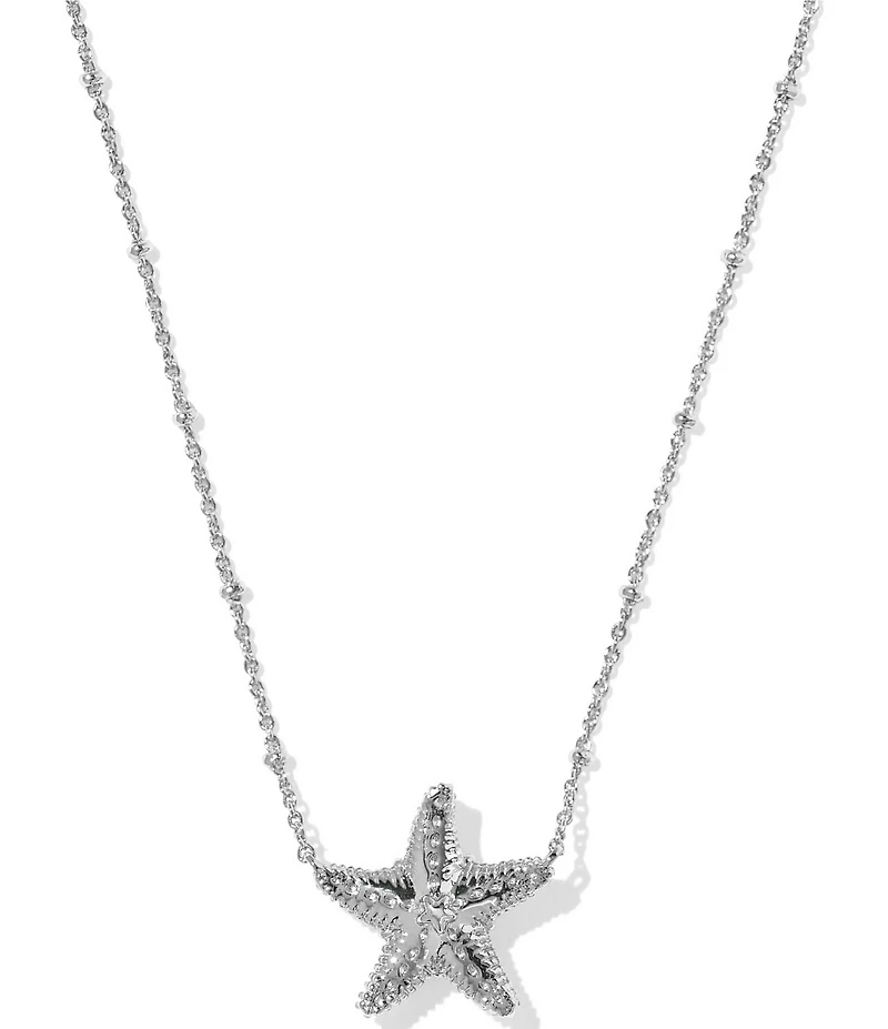 Kendra Scott Parker Pearl Starfish Short Pendant Necklace