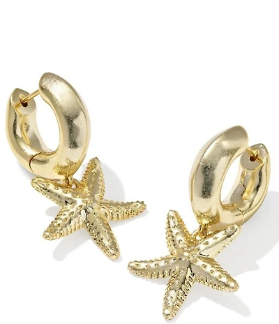 Kendra Scott Parker Starfish Huggie Hoop Earrings