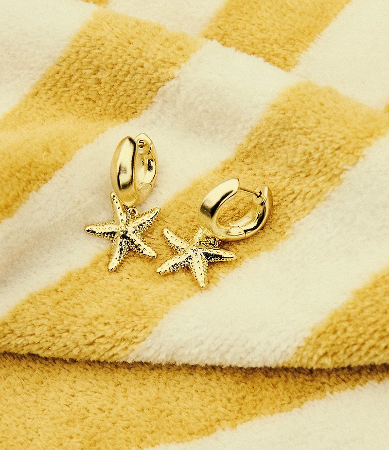 Kendra Scott Parker Starfish Huggie Hoop Earrings