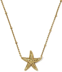 Kendra Scott Parker Starfish Metal Short Pendant Necklace
