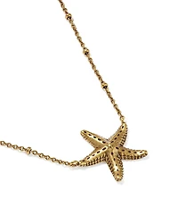 Kendra Scott Parker Starfish Metal Short Pendant Necklace