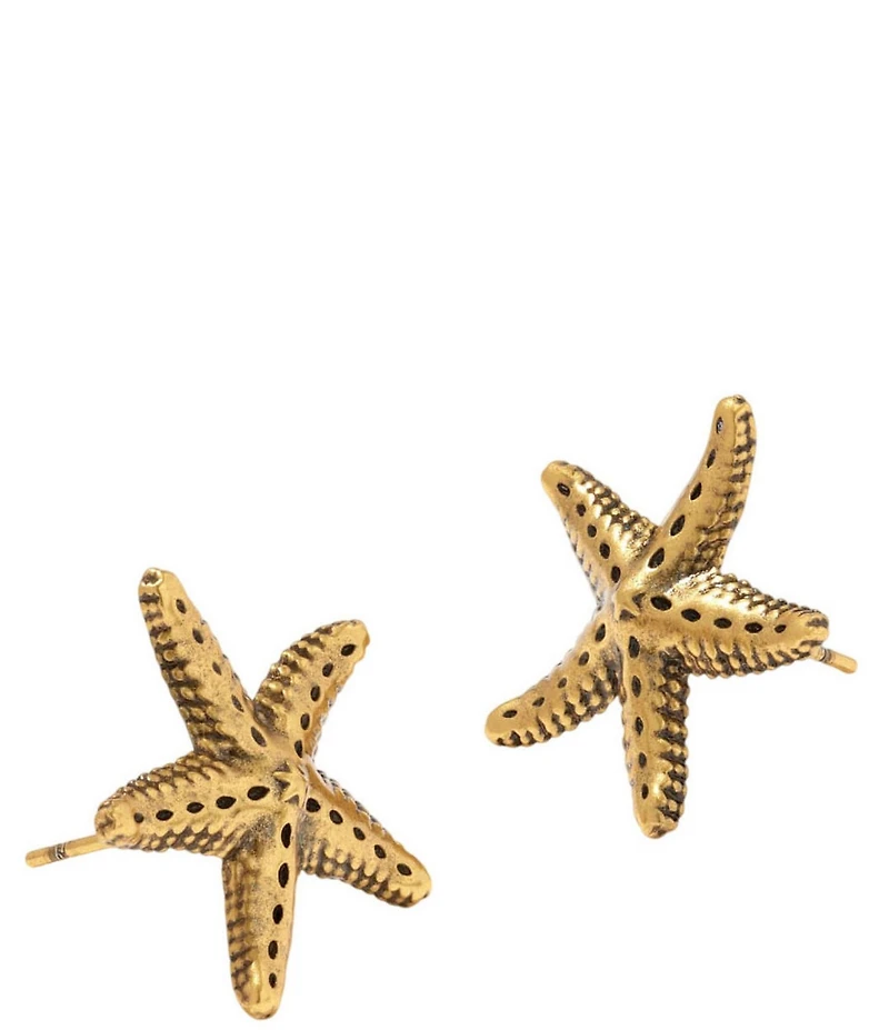 Kendra Scott Parker Starfish Metal Stud Earrings