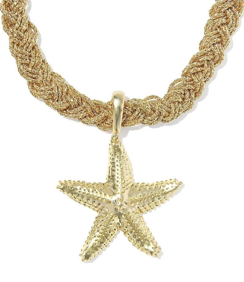 Kendra Scott Parker Removable Starfish Pendant Statement Necklace