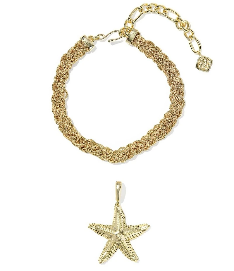Kendra Scott Parker Removable Starfish Pendant Statement Necklace