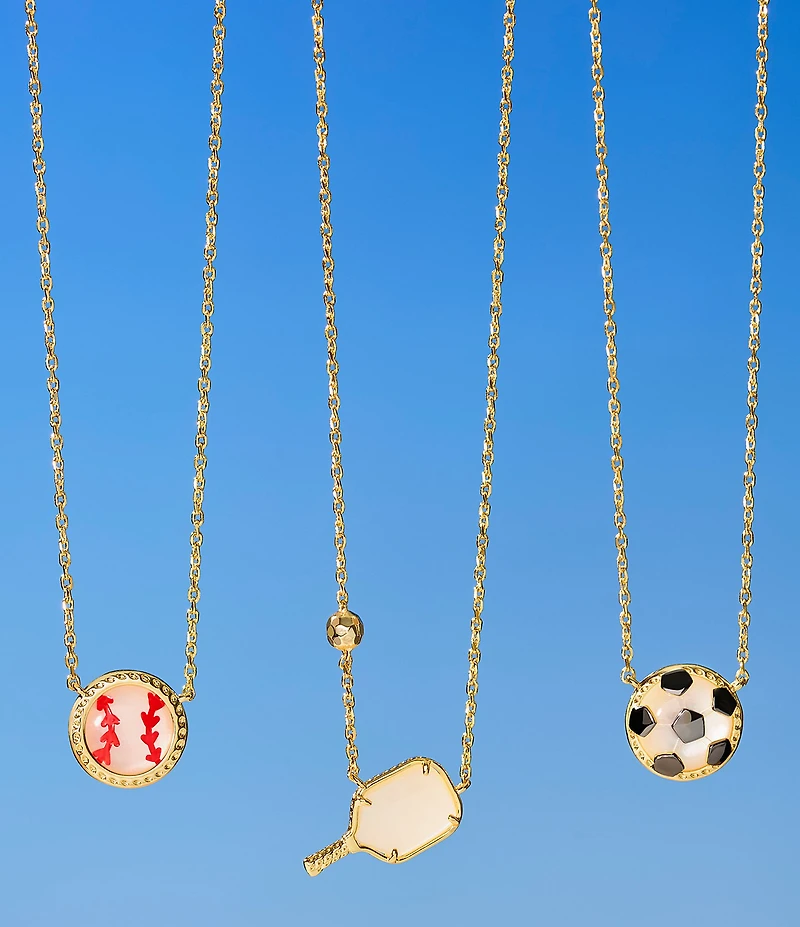 Kendra Scott Pickleball Novelty Short Pendant Necklace