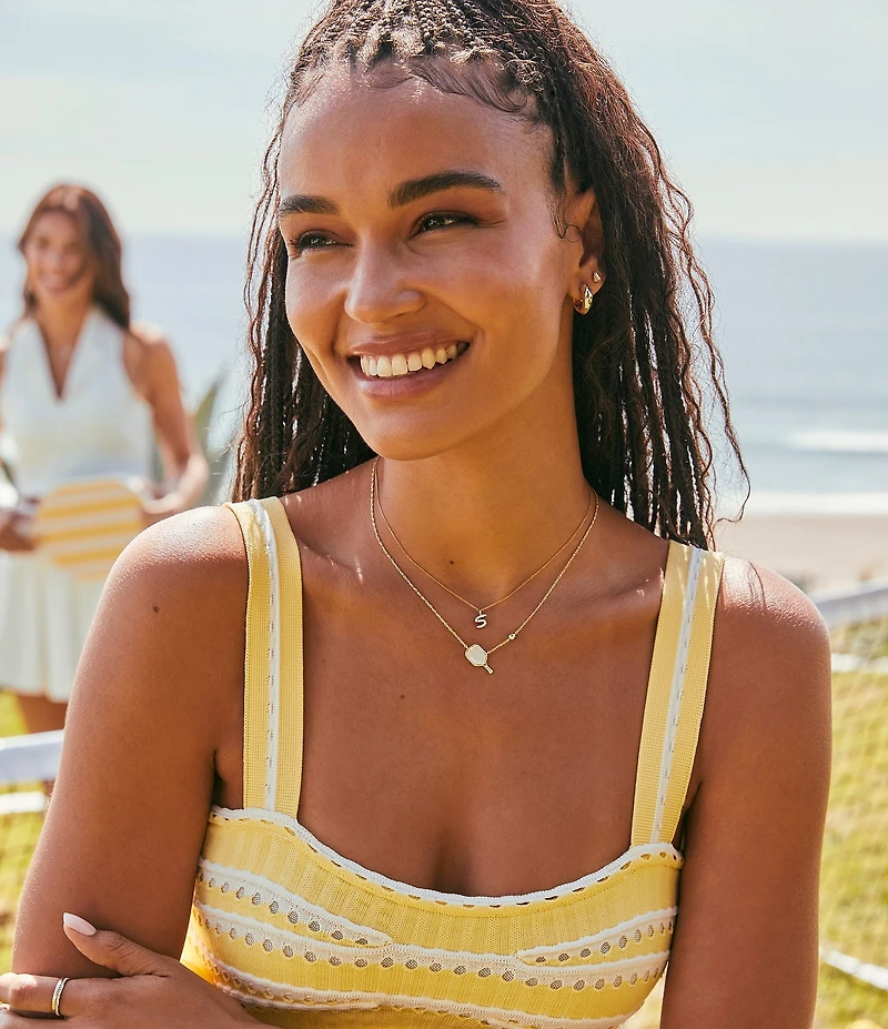 Kendra Scott Pickleball Novelty Short Pendant Necklace