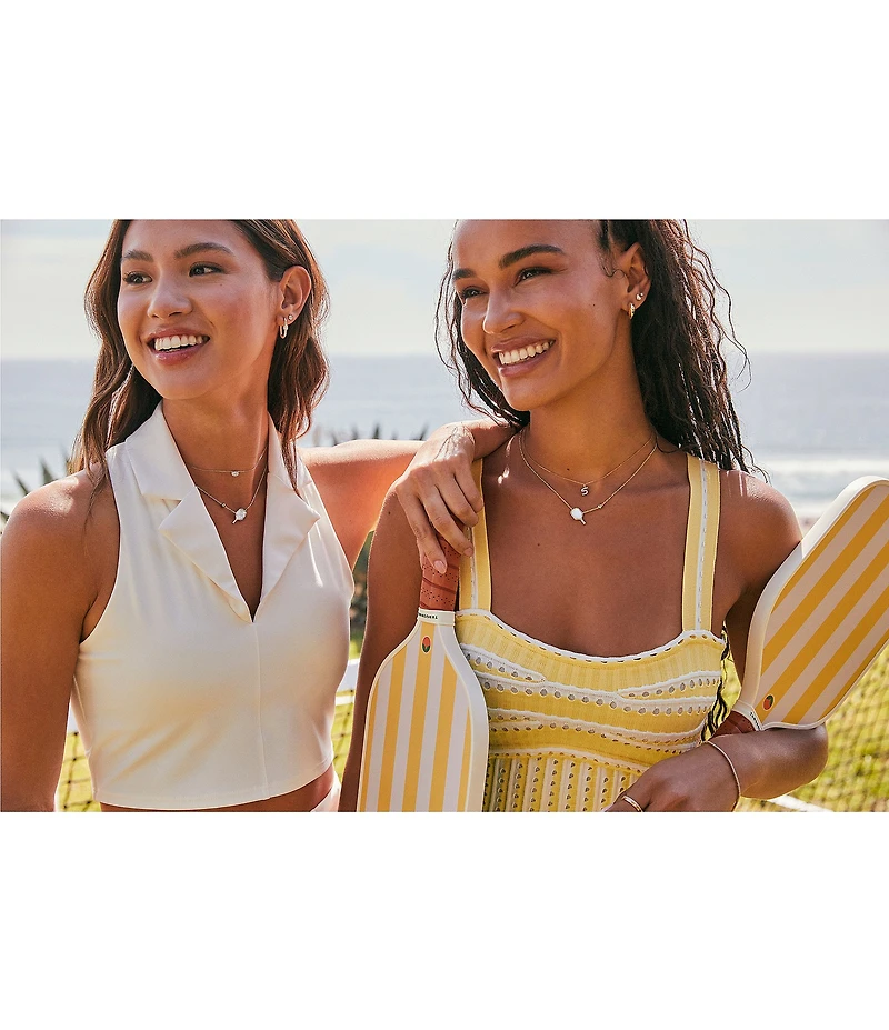 Kendra Scott Pickleball Novelty Short Pendant Necklace