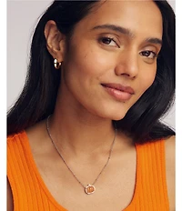 Kendra Scott Pumpkin Short Pendant Necklace