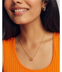Kendra Scott Pumpkin Short Pendant Necklace