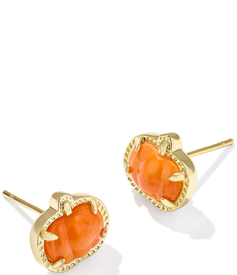 Kendra Scott Pumpkin Stud Earrings