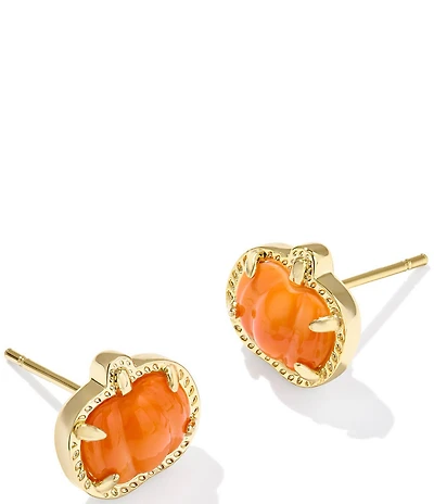 Kendra Scott Pumpkin Stud Earrings