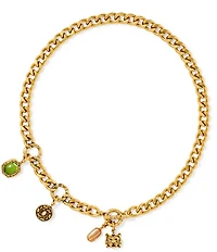Kendra Scott Raina Safari Tiger Charm Statement Necklace