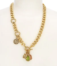 Kendra Scott Raina Safari Tiger Charm Statement Necklace