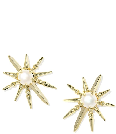Kendra Scott Rogan Pearl Stud Earrings