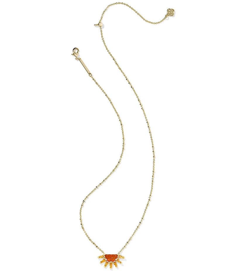 Kendra Scott Samantha Sun Short Pendant Necklace