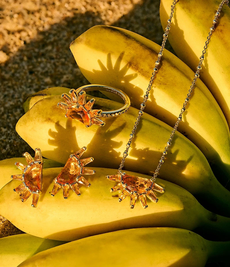 Kendra Scott Samantha Sun Short Pendant Necklace