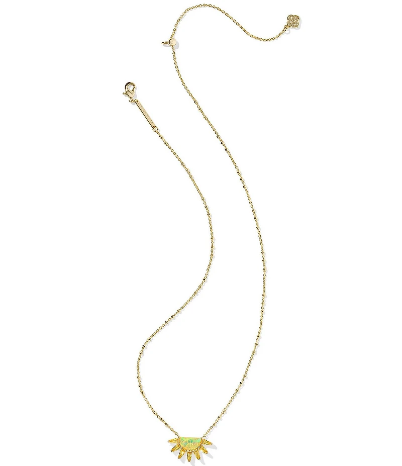 Kendra Scott Samantha Sun Short Pendant Necklace