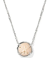 Kendra Scott Reversible Sand Dollar Short Pendant Necklace