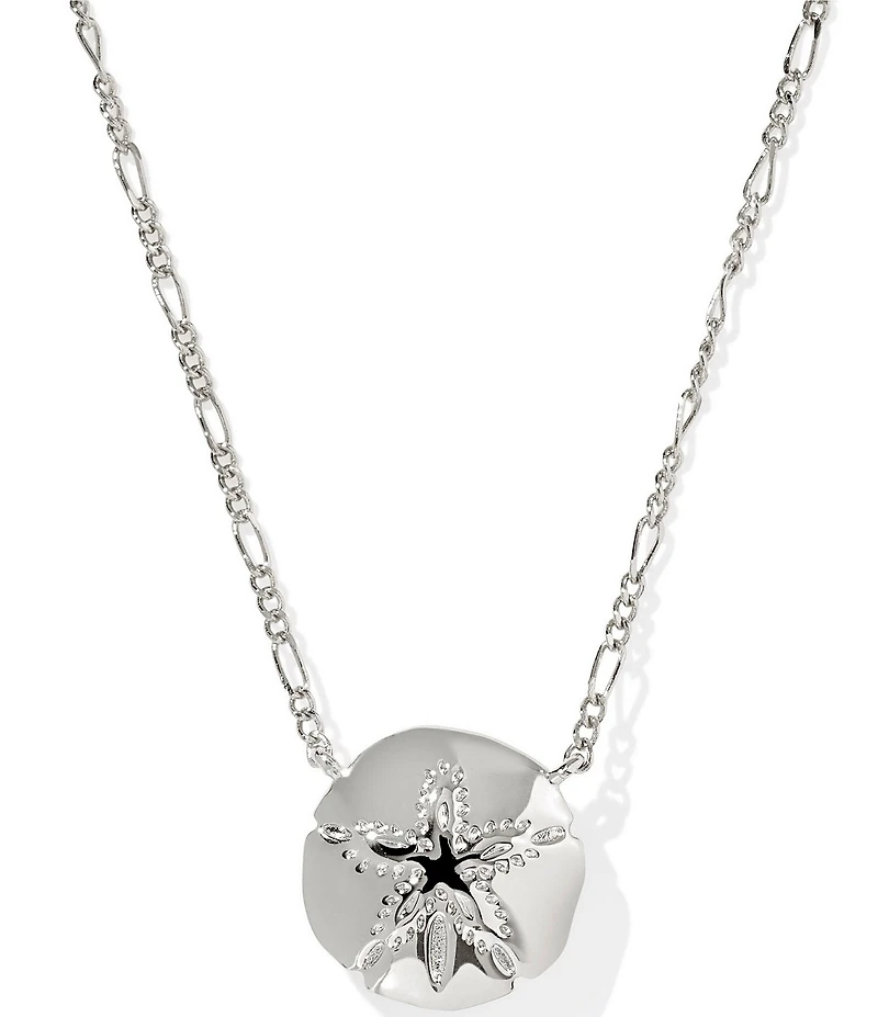 Kendra Scott Reversible Sand Dollar Short Pendant Necklace