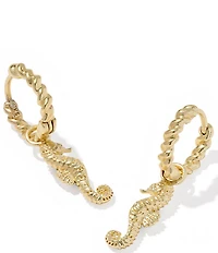 Kendra Scott Seahorse Huggie Hoop Earrings