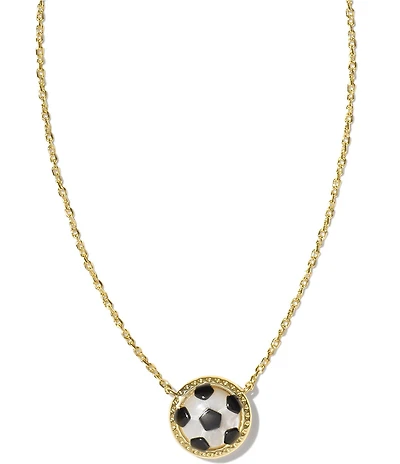 Kendra Scott Soccer Novelty Short Pendant Necklace