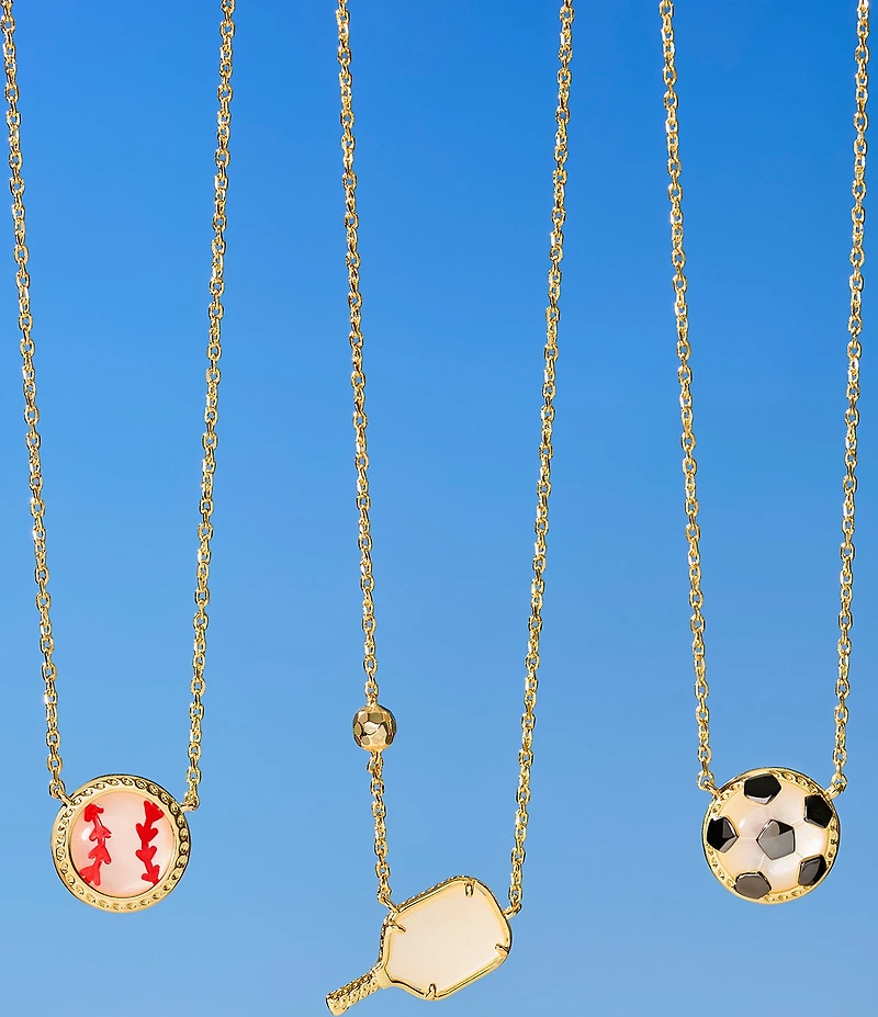 Kendra Scott Soccer Novelty Short Pendant Necklace