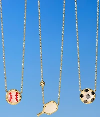 Kendra Scott Soccer Novelty Short Pendant Necklace