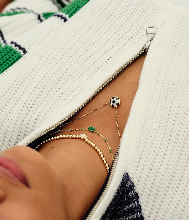 Kendra Scott Soccer Novelty Short Pendant Necklace