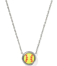 Kendra Scott Softball Novelty Short Pendant Necklace